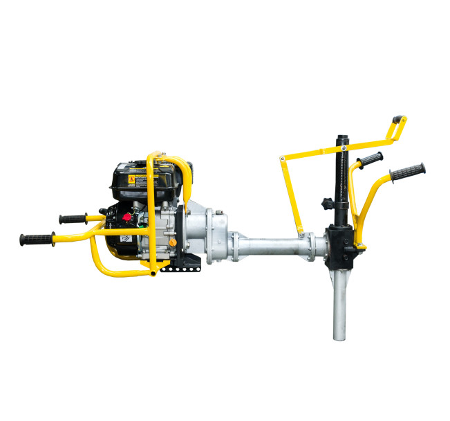 WIERTARKA DO PODKŁADÓW DREWNIANYCH WP-2 Z WÓZKIEM TRÓJKOŁOWYM