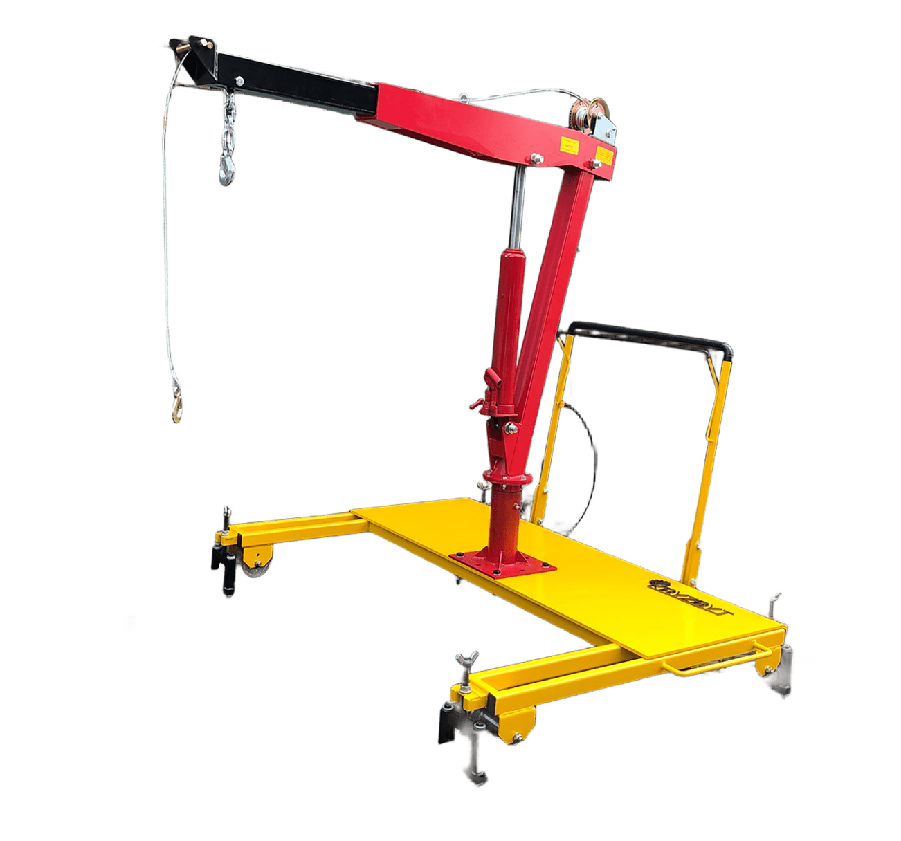 WÓZEK KOLEJOWY Z ŻURAWIEM