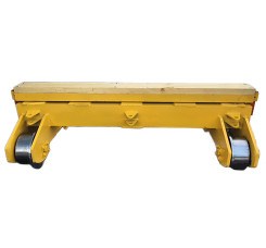 WÓZEK DO TRANSPORTU SZYN I PODKŁADÓW KTR-15 10T NA TOR 1435mm (na kołach stalowych fi-300)