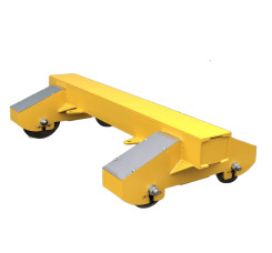 WÓZ DO TRANSPORTU SZYN I PODKŁADÓW KTR-15 10 T (na kołach stalowych fi-300 - bez belki skrętnej)