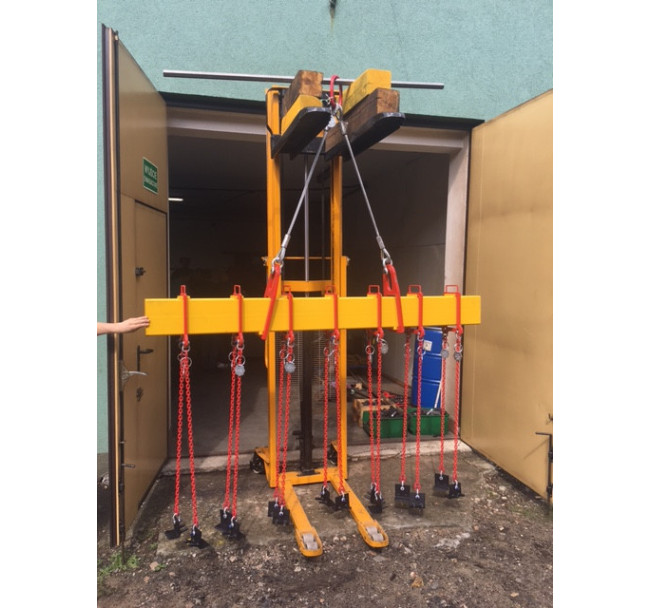 TRAWERS DO PODNOSZENIA PODKŁADÓW KOLEJOWYCH