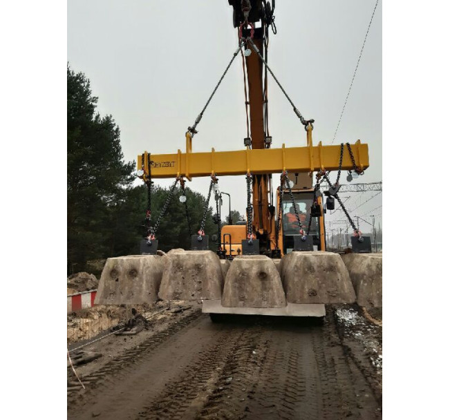 TRAWERS DO PODNOSZENIA PODKŁADÓW KOLEJOWYCH