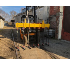 TRAWERS DO PODNOSZENIA PODKŁADÓW KOLEJOWYCH