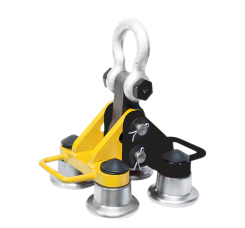 UCHWYT ROLKOWY DO SZYN 49E1 | S49 (2T) (żółto-czarne)