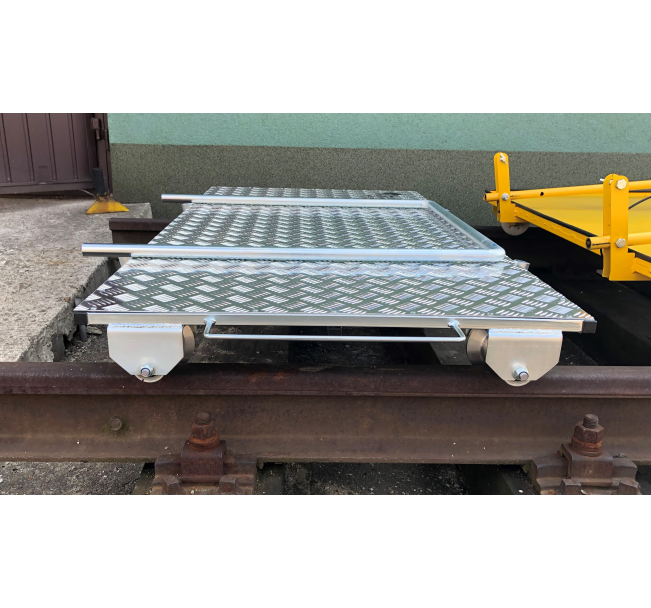 WÓZEK RĘCZNY, PLATFORMOWY, DWUTOKOWY WA1000 (na kołach aluminiowych izolowanych)