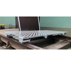 WÓZEK RĘCZNY, PLATFORMOWY, DWUTOKOWY WA1000 (na kołach aluminiowych izolowanych)