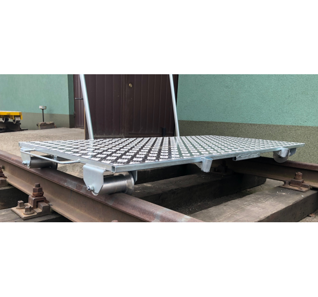 WÓZEK RĘCZNY, PLATFORMOWY, DWUTOKOWY WA1000 (na kołach aluminiowych izolowanych)