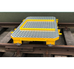 WÓZEK RĘCZNY, PLATFORMOWY, DWUTOKOWY WP2500 (na kołach aluminiowych izolowanych)