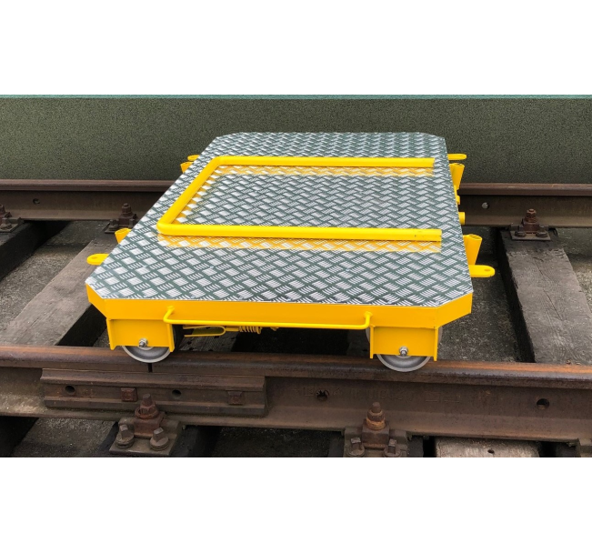 WÓZEK RĘCZNY, PLATFORMOWY, DWUTOKOWY WP2500 (na kołach aluminiowych izolowanych)