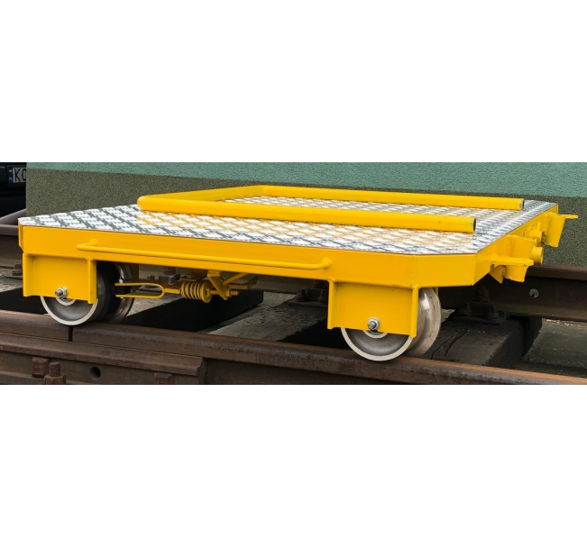 WÓZEK RĘCZNY, PLATFORMOWY, DWUTOKOWY WP2500 (na kołach aluminiowych izolowanych)