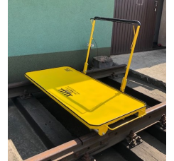 WÓZEK RĘCZNY, PLATFORMOWY, DWUTOKOWY W900 (na kołach aluminiowych izolowanych)