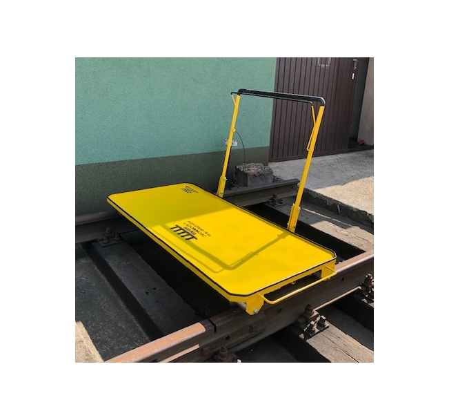 WÓZEK RĘCZNY, PLATFORMOWY, DWUTOKOWY W900 (na kołach aluminiowych izolowanych)