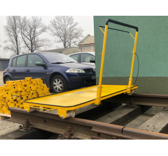 WÓZEK RĘCZNY, PLATFORMOWY, DWUTOKOWY W900 (na kołach polimidowych)