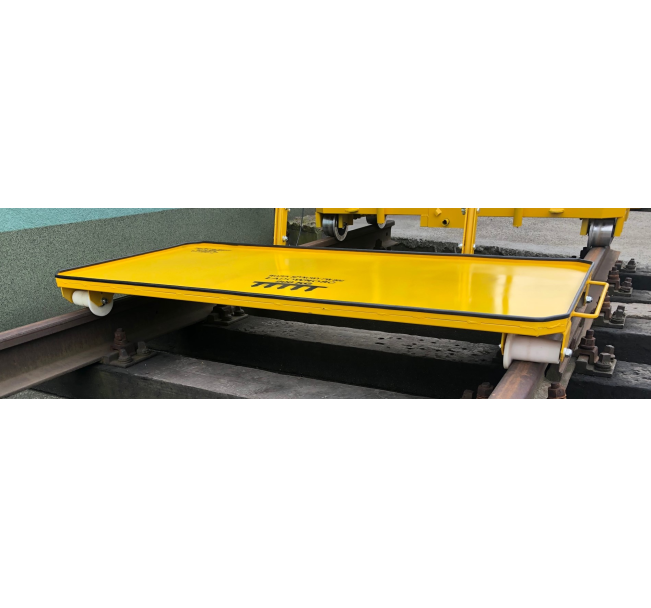 WÓZEK RĘCZNY, PLATFORMOWY, DWUTOKOWY W900 (na kołach polimidowych)