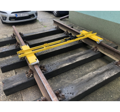 WÓZEK CZTEROKOŁOWY DO ZAKRĘTARKI ROBEL (na kołach aluminiowych izolowanych)