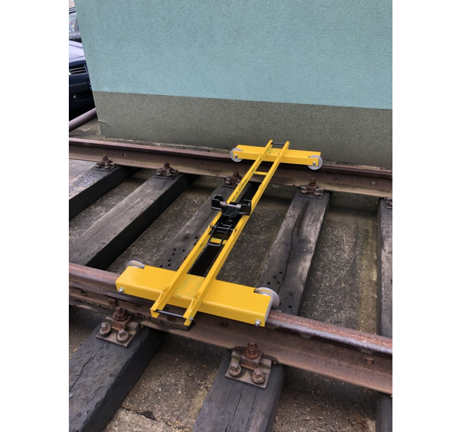 WÓZEK CZTEROKOŁOWY DO ZAKRĘTARKI ROBEL (na kołach aluminiowych izolowanych)