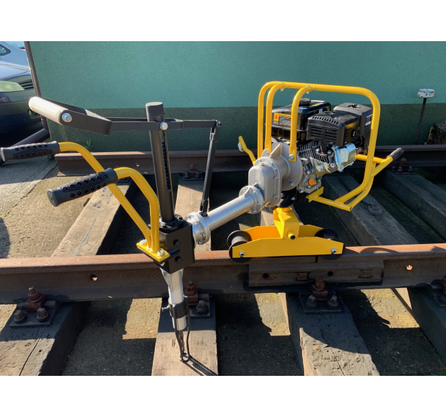 WIERTARKA DO PODKŁADÓW DREWNIANYCH WP-2 Z WÓZKIEM TRÓJKOŁOWYM